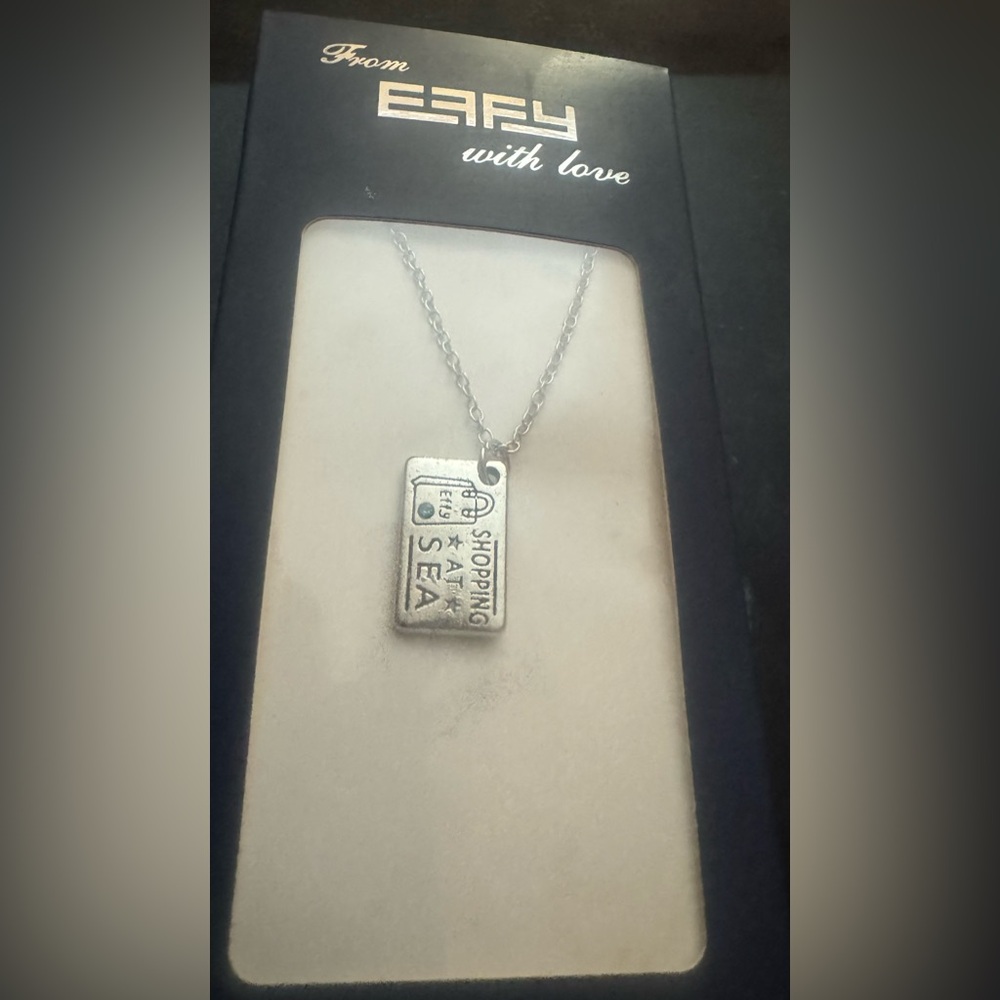 Effy Shopping at Sea Charm Necklace 18” brand new in package